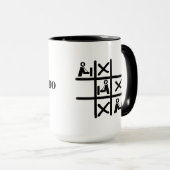 ハムラジオTic Tac Toe Mug マグカップ (正面右)