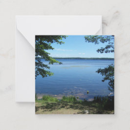 ハムリンレイクフラットノートカード ノートカード