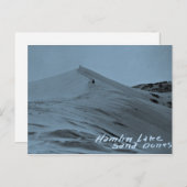 ハムリン湖の砂丘、ミシガン州 ポストカード (正面/裏面)