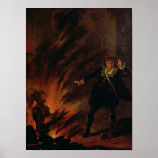 ハムレットと父親の幽霊 ポスター (正面)