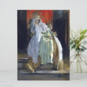 ハムレットの女王（エドウィン・オースティン・アビー著） カード (スタンド正面)