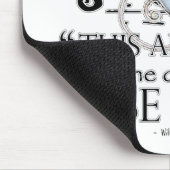 ハムレットは"…自己を所有するために本当の… "引用文です マウスパッド (コーナー)