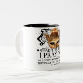 ハムレットは"話しますスピーチを… " ツートーンマグカップ (正面左)