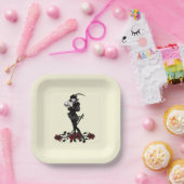 ハムレットイエロー紙プレート ペーパープレート (パーティー)