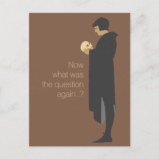 ハムレットスカルCC0720乞食を保持 ポストカード (正面)