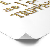 ハムレット話は「演説…」 引用文(金ゴールドバージョン) ポスター (角)