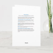 ハムレット誕生日カード カード (裏面)