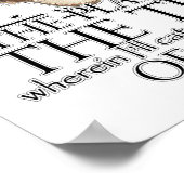 ハムレット遊引用文 ポスター (角)