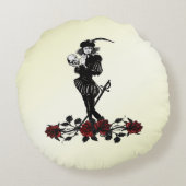 ハムレット黄 ラウンドクッション (裏面)