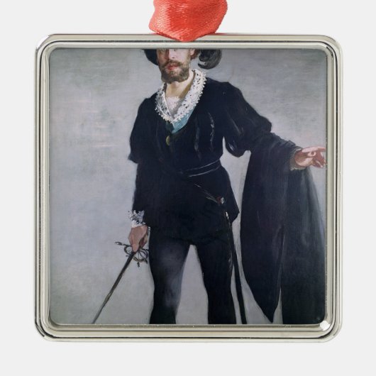 ハムレット1877年としてManet |ジーンBaptiste Faure メタルオーナメント (正面)