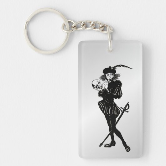 ハムレット・アラスかわいそうなヨーリック！ キーホルダー (正面)