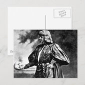 ハムレット・ウィリアム・シェイクスピア・サラ・ベアード1899スカル ポストカード (正面/裏面)