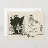 ハムレット·シェイクスピア·ポストカード シーズンポストカード (正面/裏面)