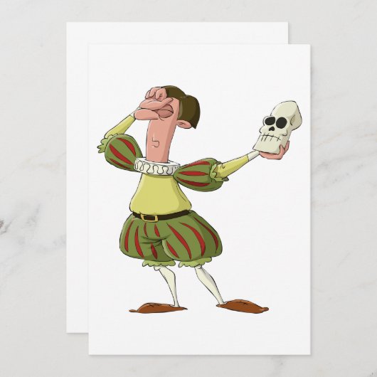 ハムレット 招待状 (正面/裏面)