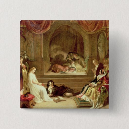 ハムレット 缶バッジ (正面)