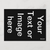 ハムレット「。..自分自身が真実である…」 引用文カスタマイズ ポストカード (裏面)