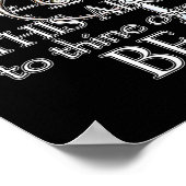 ハムレット「。..自分自身が真実である…」 引用文 ポスター (角)