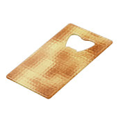 ハムレッド金ゴールド クレジットカード栓抜き (正面アングル)