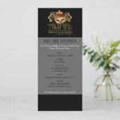 ハムレッ話ト「スピーチ……」 引用文(金ゴールドバージョン) 招待状 (スタンド正面)