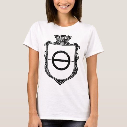 ハムート・ウクライナの紋章旗ドネツィク州 Tシャツ (正面)