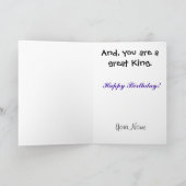 ハム城のシャックグリーティングカーカスタマイズド! カード (内部)