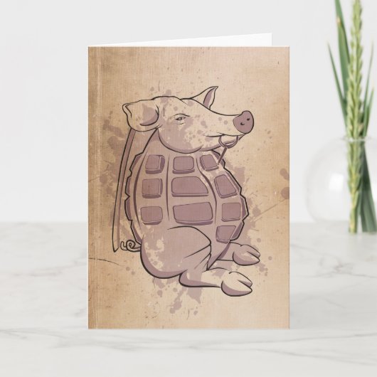 ハム手榴弾 カード (正面)