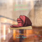 ハム漫画イラストレーション ウィンドウサイン (シート2)