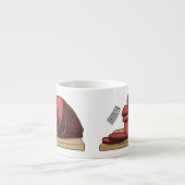 ハム漫画イラストレーション エスプレッソカップ (正面)