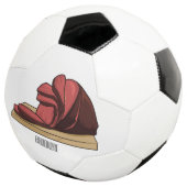 ハム漫画イラストレーション サッカーボール (3/4)