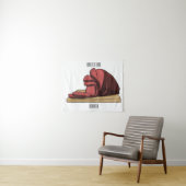 ハム漫画イラストレーション タペストリー (インサイチュ(横))