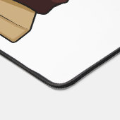 ハム漫画イラストレーション デスクマット (コーナー)