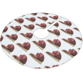 ハム漫画イラストレーション ブラッシュドポリエステルツリースカート (アングル)