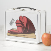 ハム漫画イラストレーション メタルランチボックス (インサイチュ)