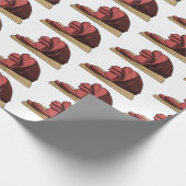 ハム漫画イラストレーション ラッピングペーパー (角)