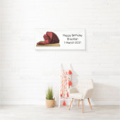 ハム漫画イラストレーション 横断幕 (インサイチュ)