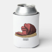 ハム漫画イラストレーション 缶クーラー (缶正面)