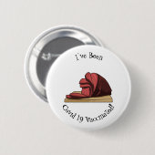 ハム漫画イラストレーション 缶バッジ (正面&裏面)