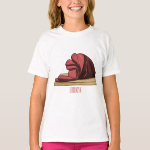 ハム漫画イラストレーション Tシャツ