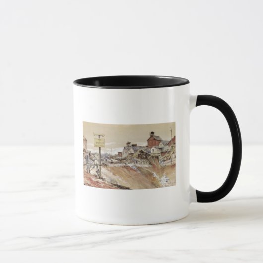ハム聖者Quentinの噴火口 マグカップ (右)