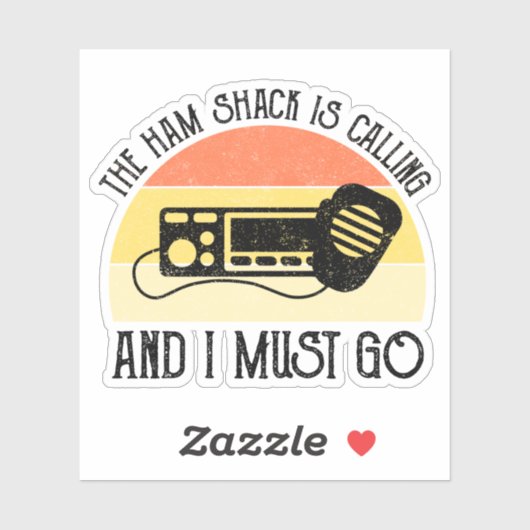 ハム・シャックが呼んでるから行かなくちゃ シール (シート)