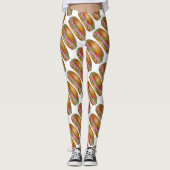 ハム&チーズホアギーサブサブサブサブサブサブサブサンドイッチフード レギンス (正面)