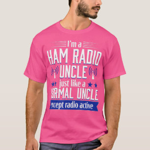 ハム・ラジオ・オペレーターアマチュア無線おもしろいおじ Tシャツ
