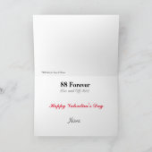 ハム·ラジオ·バレンタイン·デーまたはロマンス·カード シーズンカード (内部)