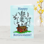 ハム・ラジオ・リタイアメント・グリーティカスタマイズング・カードだ! カード (黄色い花)