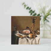 ハム、本、観賞用の容器を持つ静かな生活 (スタンド正面)