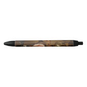 ハム、本、観賞用の容器を持つ静かな生活 黒ボールペン (正面)