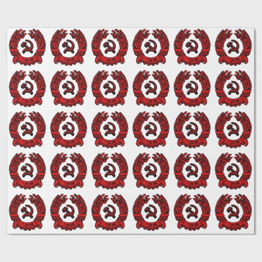 ハムMaki Rakahイスラエル共和国の共産党の紋章付き外衣 ラッピングペーパー (フラット)