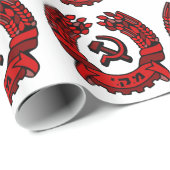 ハムMaki Rakahイスラエル共和国の共産党の紋章付き外衣 ラッピングペーパー (ロールコーナー)