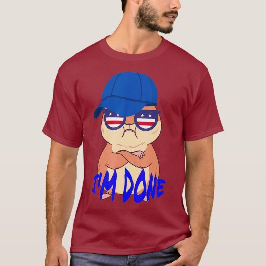 ハメおもしろい怒スターの実行 Tシャツ (正面)