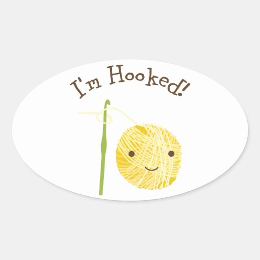 ハメたわ! 楕円形シール (正面)